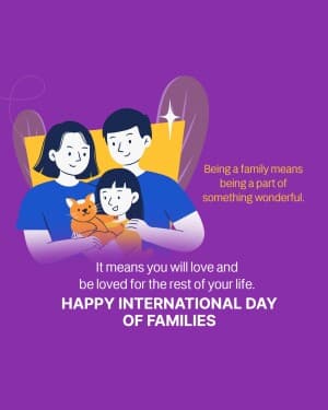 International Day of Families banner