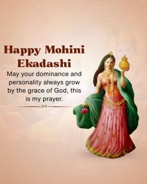 Mohini Ekadashi event poster