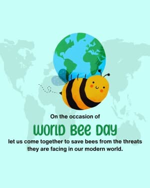 World Bee Day event poster