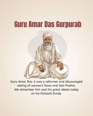 Guru Amar Das Gurpurab image