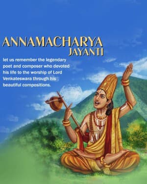 Annamacharya Jayanti image