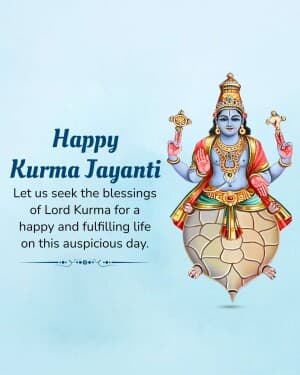 Kurma Jayanti graphic