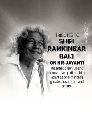 Ramkinkar Baij Jayanti graphic