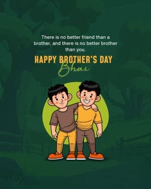 Happy Brother's Day graphic