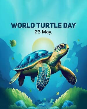 World Turtle Day flyer