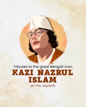 Kazi Nazrul Islam Jayanti image