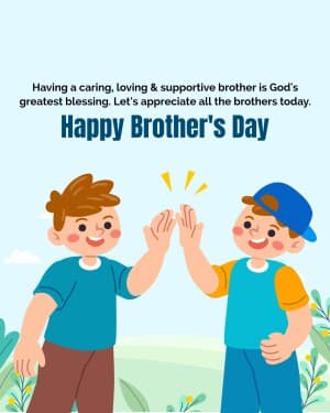 Happy Brother's Day video