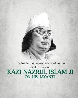 Kazi Nazrul Islam Jayanti video