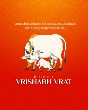 Vrishabh Vrat banner