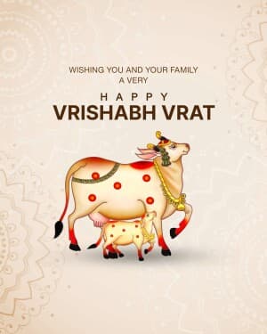 Vrishabh Vrat flyer