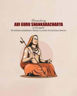 Shankaracharya Jayanti poster