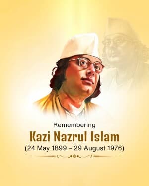 Kazi Nazrul Islam Jayanti banner