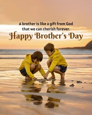 Happy Brother's Day poster