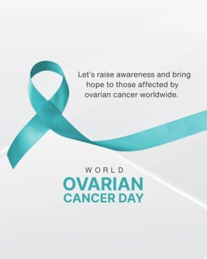 World Ovarian Cancer Day graphic