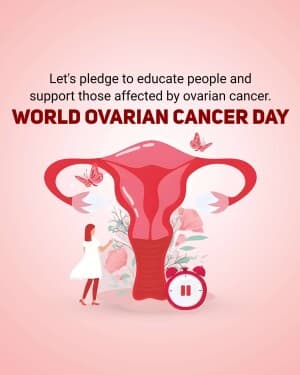 World Ovarian Cancer Day flyer