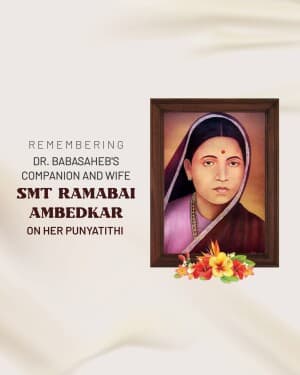 Ramabai Ambedkar Punyatithi flyer