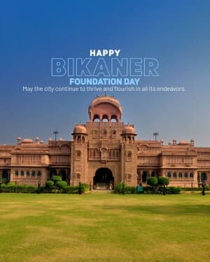 Bikaner Sthapana Diwas post