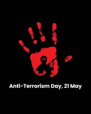 Anti-Terrorism Day flyer