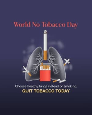 World No Tobacco Day illustration