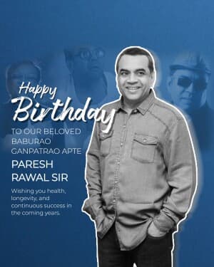 Paresh Rawal Birthday video