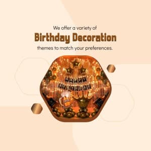 Birthday Decorations facebook banner