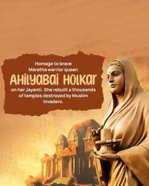 Ahilyabai Holkar Jayanti video