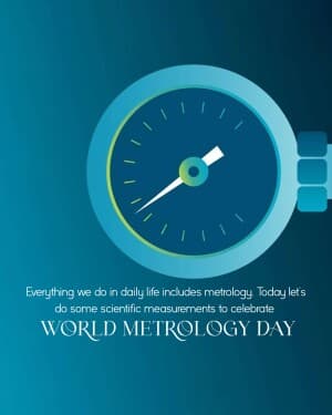 World Metrology Day event poster