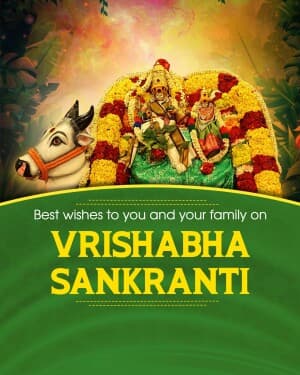 Vrishabha Sankranti flyer