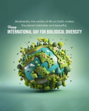 International Day for Biological Diversity banner