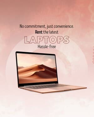 Laptop Repairing Services promotional template