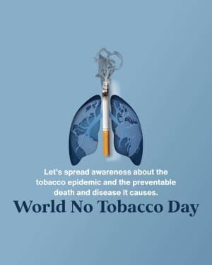 World No Tobacco Day banner