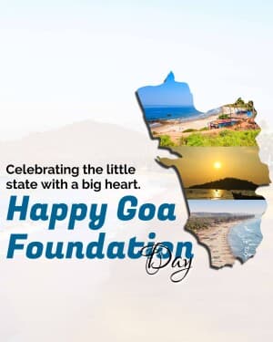 Goa Foundation Day flyer