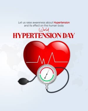 World Hypertension Day event poster