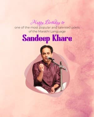 Sandeep Khare Birthday post