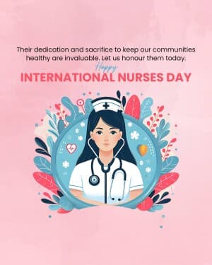 International Nurses Day event poster