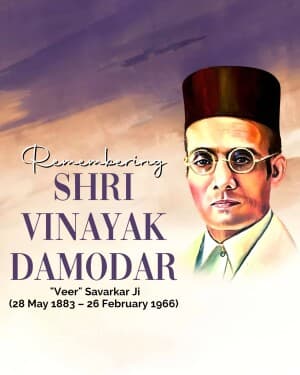 Vinayak Damodar Savarkar Jayanti image