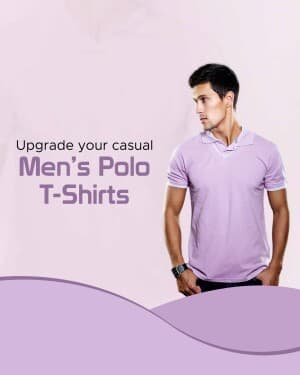 Men T Shirt promotional template