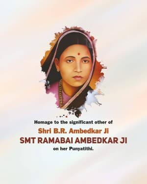 Ramabai Ambedkar Punyatithi poster