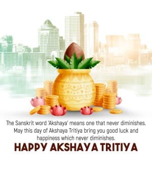 Akshaya Tritiya Business Special festival image