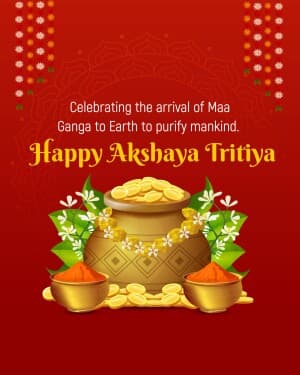 Akshaya Tritiya poster Maker