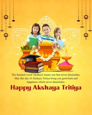 Akshaya Tritiya Business Special poster