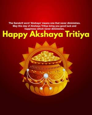 Akshaya Tritiya flyer