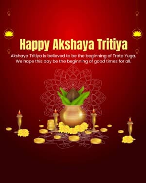 Akshaya Tritiya event poster