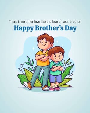 Happy Brother's Day post