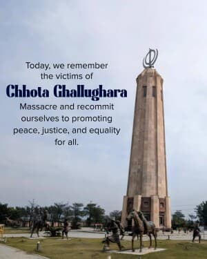 Chhota Ghallughara post