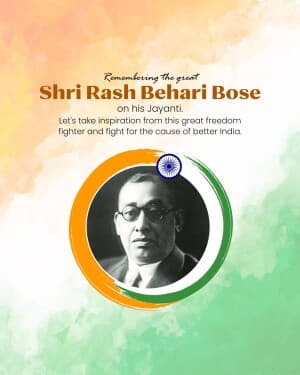 Rash Behari Bose Jayanti post