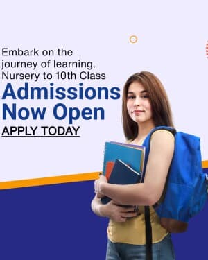 Admission Open banner