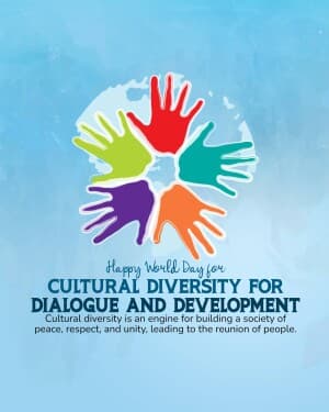 World Day for Cultural Diversity for Dialogue and Development post