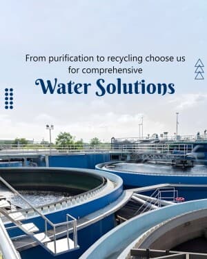 Water & waste water treatment post