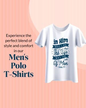 Men T Shirt promotional poster